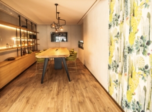 Conception espace accueil client, création du mobilier - Sandrine Gauquier architecte d'intérieur - Projet Tissot